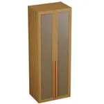 Шкаф двустворчатый, фасады натуральный ротанг L210.60-3