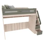 Кровать-чердак E977, 90x200 L/R