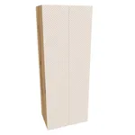 Шкаф 2 дверный, фрезерованные фасады в эмали LE210.60-4