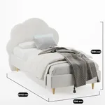 Кровать односпальная мягкая ОБЛАКО, 90x190