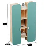 Навесной книжный шкаф  с подсветкой L342.300