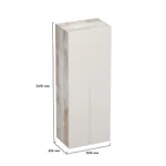 Шкаф 2 дверный, фасады в эмали LE210.60-4