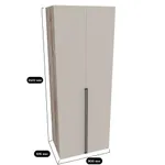 Шкаф двустворчатый L210.60-4