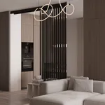 Раздвижная стеклянная перегородка для кухни GRACE 22