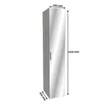 Шкаф 1 дверный узкий с зеркалом LG-220.60-4Z
