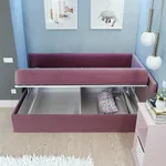 Мягкая кровать-диван КАРАТ-1200  с подъемным механизмом, 120х200