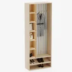 Ниша с крючками и полками для обуви с подсветкой L424