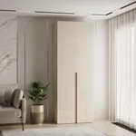 Шкаф книжный, фасады в эмали LE214