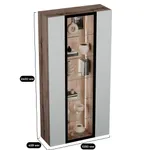 Шкаф-витрина с подсветкой R252