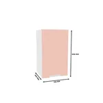 Антресоль однодверная, фасады в эмали LE327.300