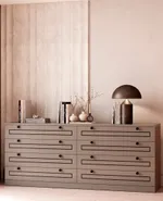 Комод с ящиками узкий с эмалевой столешницей A728.45ES