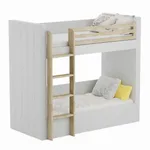 Кровать мягкая двухъярусная ДУО L/R