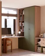 Шкаф книжный для встройки столешницы в эмали A2228.44