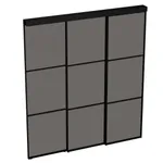 Стеклянная межкомнатная перегородка для кухни GRACE 18