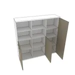 Стеллаж комбинированный низкий E402