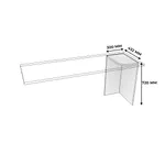 Опора для стола E708 L/R