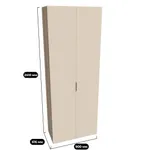 Шкаф двустворчатый L210.60-4