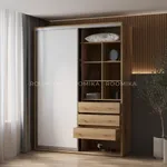 Шкаф-купе ХG180.60-2, профиль INTEGRO, фасад МДФ/зеркало серебро