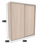 Шкаф-купе U201 тип 2