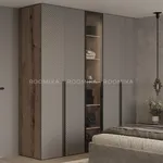 Шкаф 2 дверный, фрезерованные фасады в эмали LE210.60-4