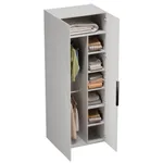 Шкаф 2 дверный, фрезерованные фасады в эмали LE210.60-4