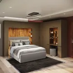 Ниша для кровати с секциями L407.44