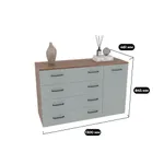 Комод с ящиками и дверью R706