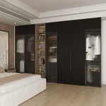 Спальня, шкафы с рифленым стеклом №4