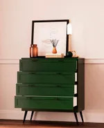 Комод с ящиками с эмалевой столешницей и боковинами A704.45ESB