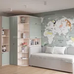 Мягкая кровать-диван ЗУМА L/R с подъемным механизмом, 90x190