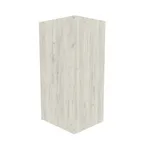 Навесная полка вертикальная с фасадом  2 ниши E312