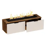 Тумба ТВ напольная с электрокамином L548.350