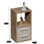 Cтеллаж сквозной книжный  с ящиками E802