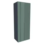 Шкаф 2 дверный, фрезерованные фасады в эмали LE210.60-1