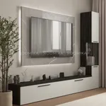 Панель стеновая МДФ (над тумбой ТВ) с подсветкой LG136.1