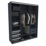 Шкаф-купе U200 тип 1 МДФ/зеркало