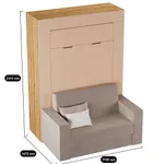 Шкаф-кровать трансформер L950-60.120, 120x200