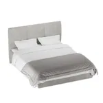 Кровать двуспальная мягкая ПАЛЕРМО с подъемным механизмом, 160x200