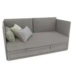 Раскладной диван с обивкой выкатной части БЕРГАМО BER-1900