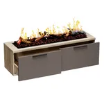 Тумба ТВ напольная с электрокамином LG548.351