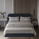 Кровать двуспальная мягкая ФЛАЙ с подъемным механизмом, 140x200