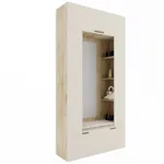 Секция с зеркалом, полками и мягким сиденьем L408