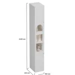 Шкаф-пенал с фигурным вырезом A249.1