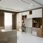 Шкаф двухдверный, фасад комбинированный E213 L/R