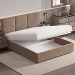 Кровать двуспальная мягкая ВЕРСАЛ с подъемным механизмом, 160x200