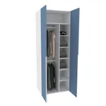 Шкаф двухдверный глубокий, фасады в эмали LE210.60-4