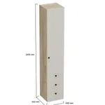 Шкаф однодверный с ящиками L223