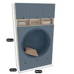 Секция с нишей и мягкими элементами L430.45