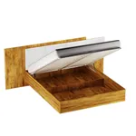 Кровать двуспальная Lazio с парящим эффектом и мягкой спинкой L142 , 140x200