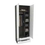 Шкаф 2 дверный с ящиками, фасады в эмали LE211.44